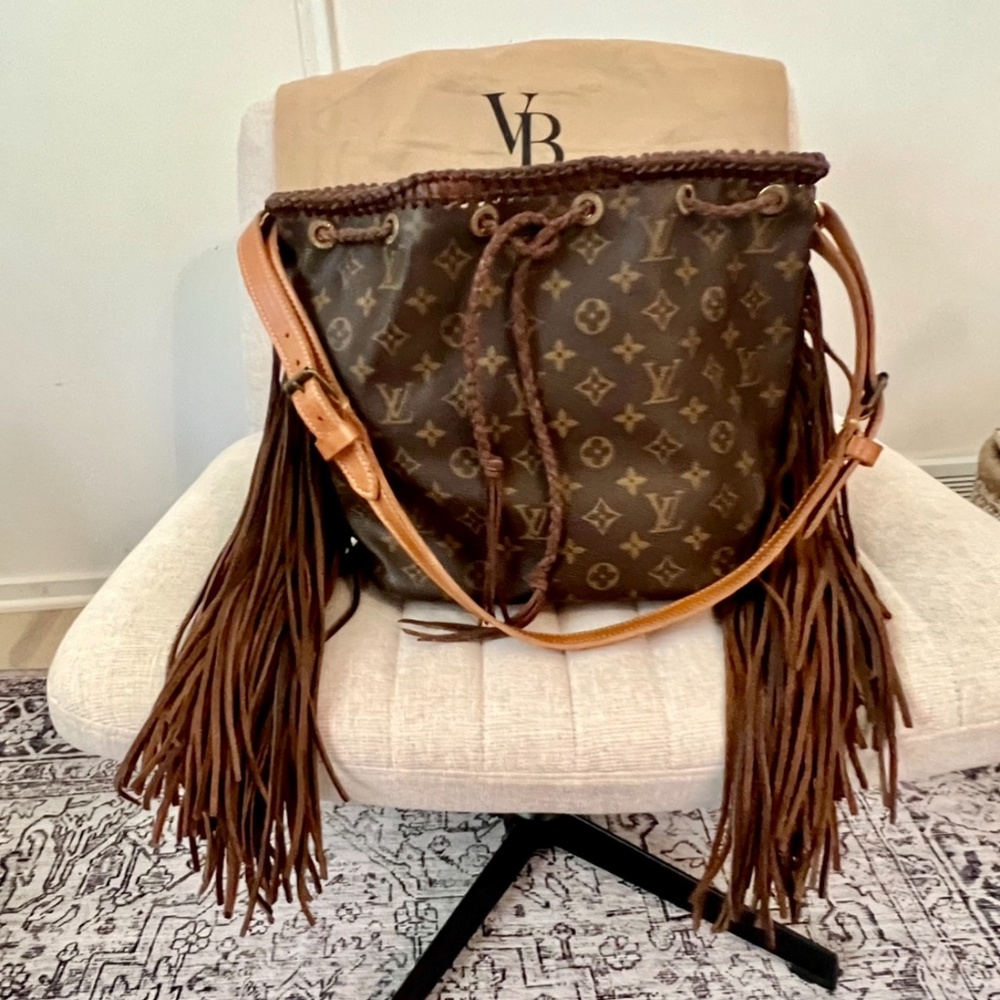 Vintage Boho Champagne Bag SOLD